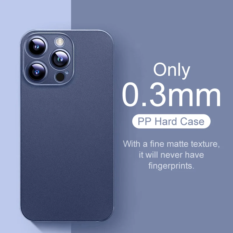 Ultra Thin Matte Translucent Frosted Case - 0.3mm Hard Protective Cover