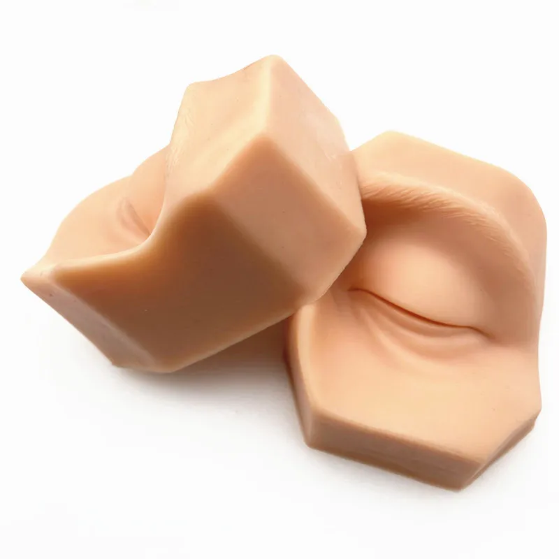 

Модель силиконовой Шовной ткани с двойными веками, тренировочная модель для двойных век, модель для офтальмологической косметической хирургии