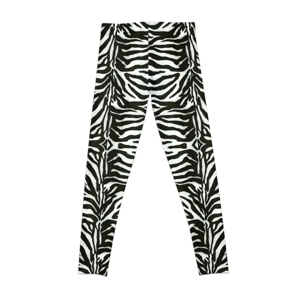 African design inspired by Zebra skin pattern (3) Leggings legging push up Fitness clothing gym top Womens Leggings