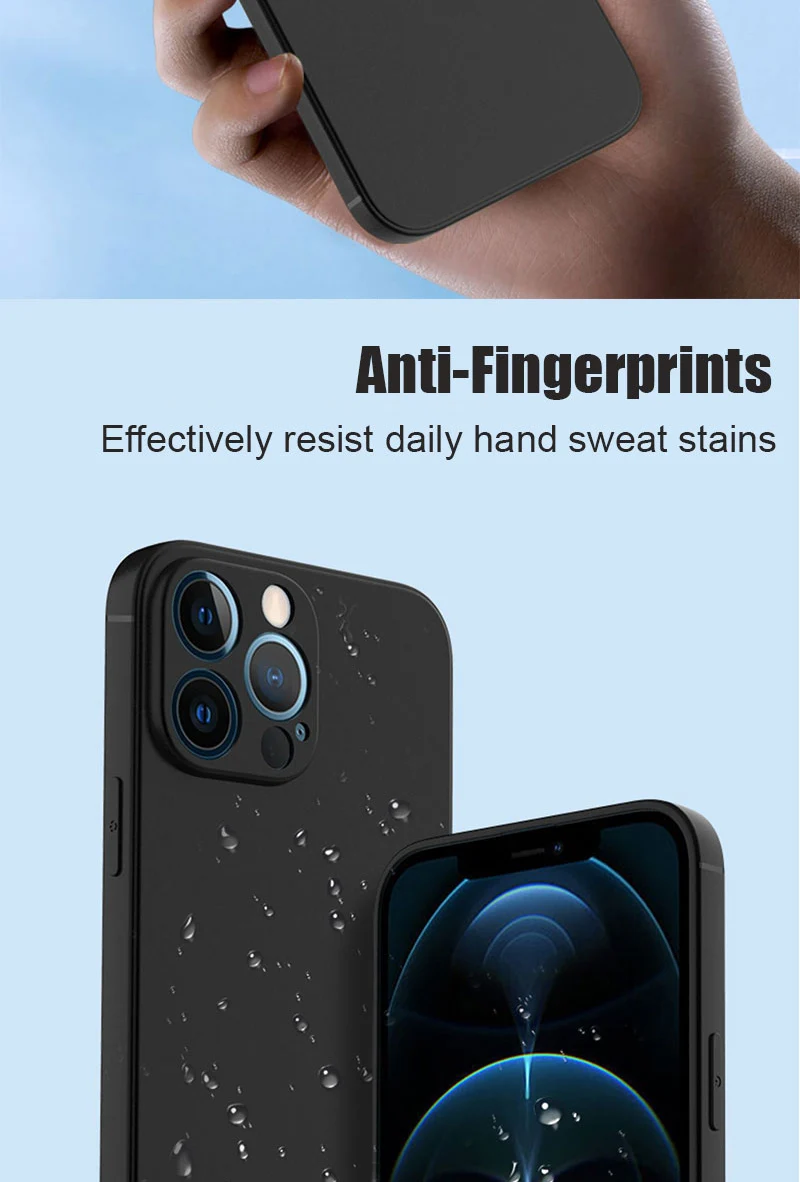Luxuriöse schwarze Handyhülle für iPhone 15 16 14 11 12 13 Pro Max Mini 7 8 Plus Xr Xs 16E SE 2020 2022 TPU Silikon Soft Cover Case – Detail 8