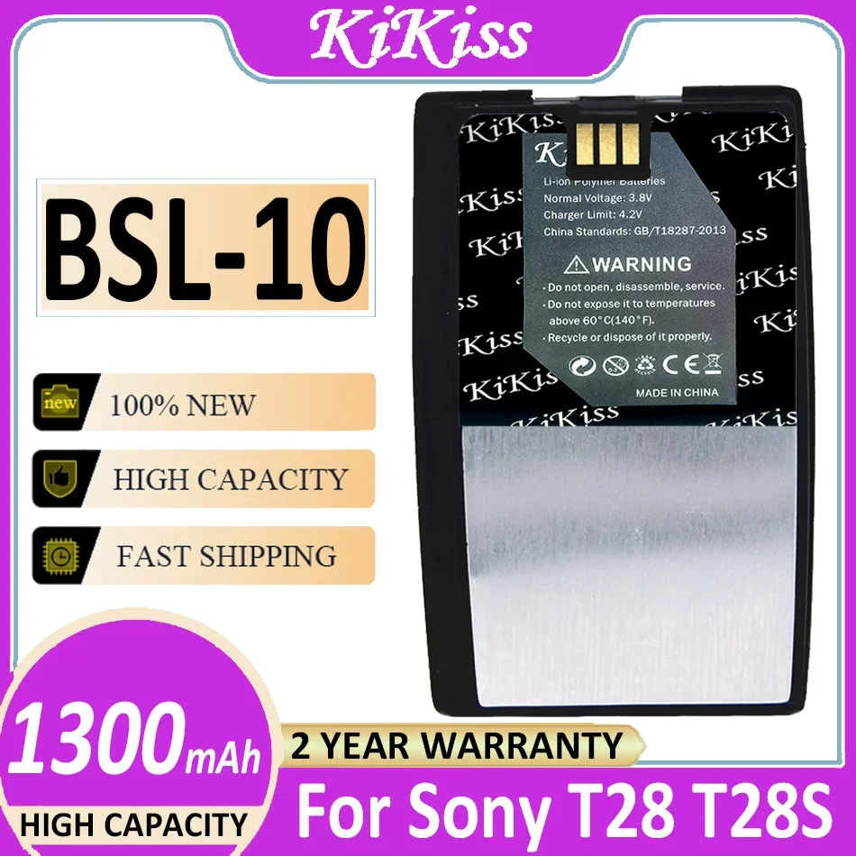 Аккумулятор KiKiss BSL10, 1300 мАч, для Sony Ericsson T28, T28S, T28SC, T29, T39, T520, T320, R520, R320, шина 11