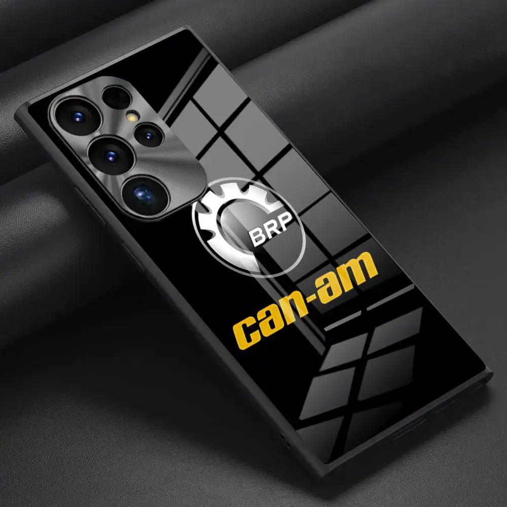 Can Am Team Glass Back Phone Case - Premium Protection Cover
