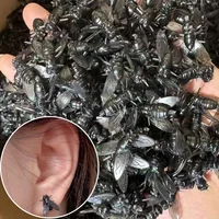Creative Abstract Flies Earrings Funny Simulation Fly Insect Stud Earrings Party Jewelry Men Women Gifts - Image 2
