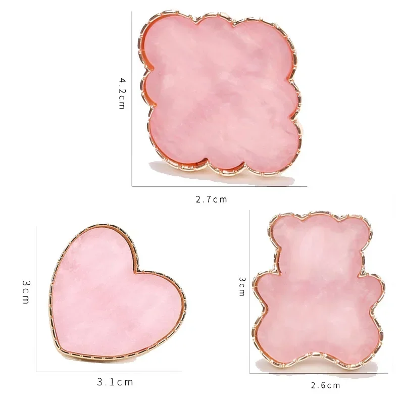 Nagelring, leicht zu reinigen, Färbepalette, Ring-Nagelpalette zum Mischen, modische Herz-Nägel, Zubehör, Werkzeuge für die Maniküre – Detail 4