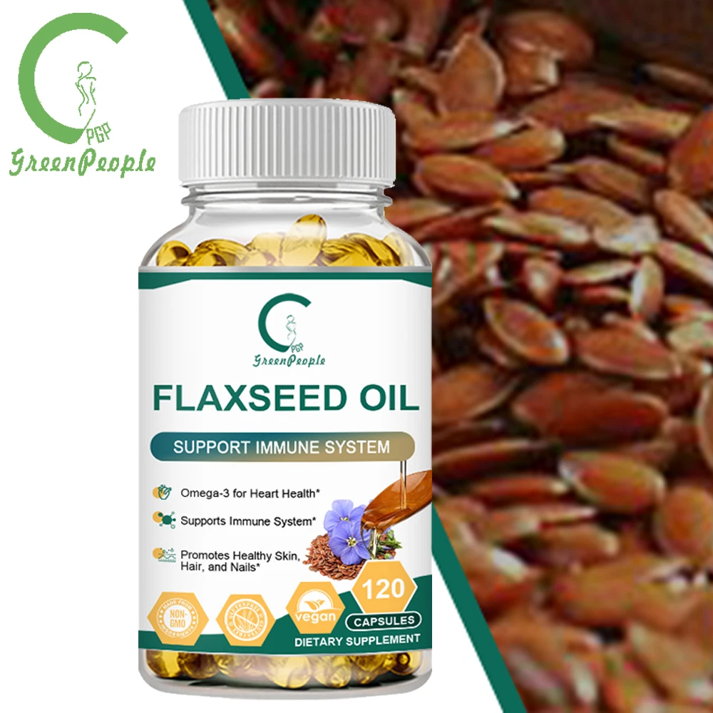 GPGPGreenPeopleNaturalFlaxseedOilFattyacidOmega3Relieveasthma