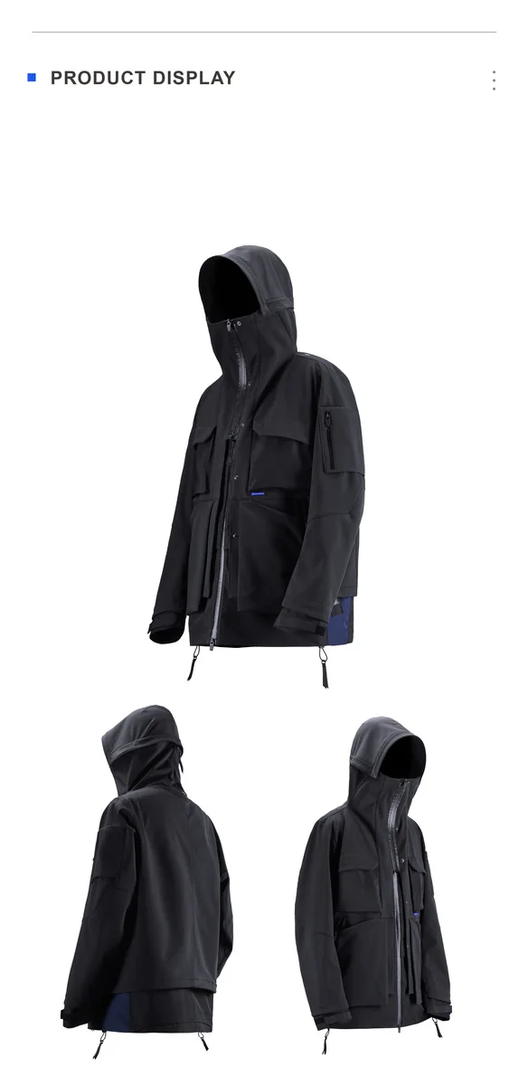 Reindee Lusion 21aw 3in1 all-enviroment waterproof scout jacket outer shell and inner jacket techwear gorpcore
