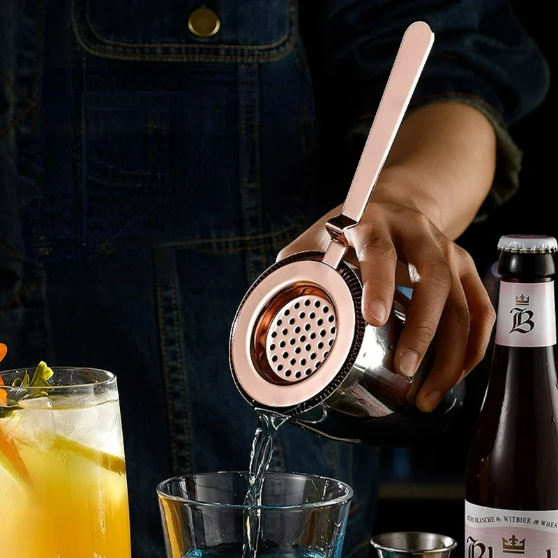Stainless Steel Strainer for Deluxe Cocktail Drinkware Bar Accessorie Tools cocktail shaker strainer