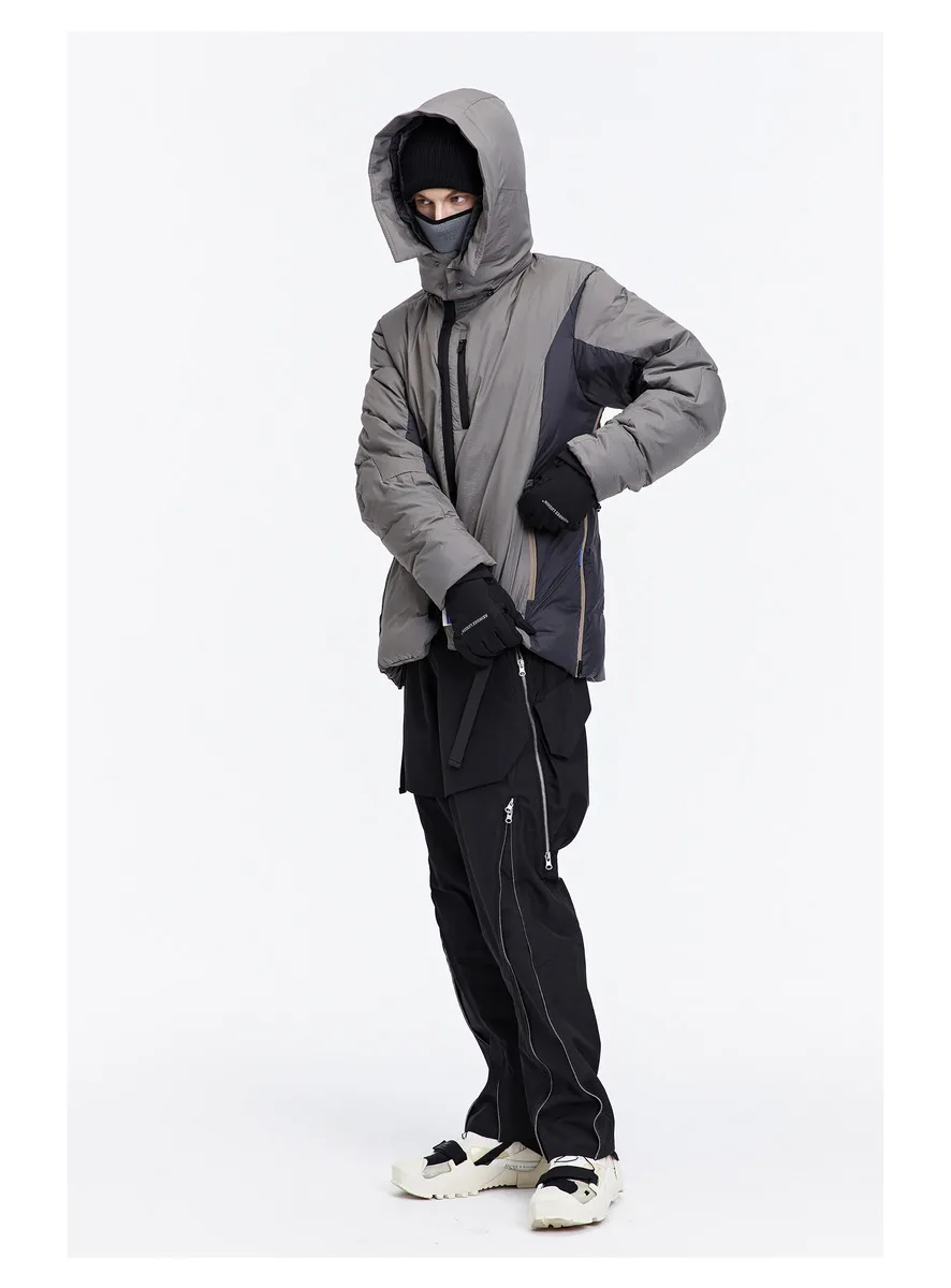 Reindee Lusion 22FW Multishape silver zipper cargo pants multiple pockets flexible adjustment techwear gorpcore