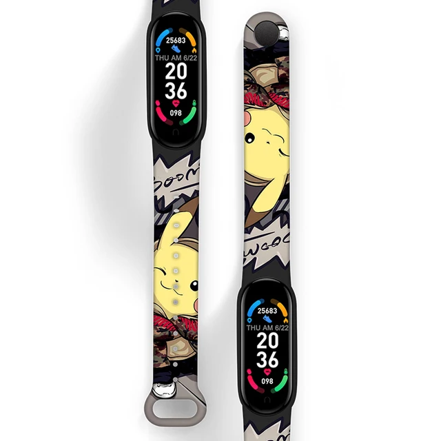 Original 2022 Pokemon Pikachu Smart Digital Watch Rechargeable Smart Bracelet Sports Bracelet Children's Birthday GiftClock chargeable2