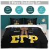 Sigma Sorority Gamma Rho Bedding Set SGR Duvet Cover Bedroom Comforter Single Twin King ​Size Quilt Cover Home Textile 2/3PCS 5