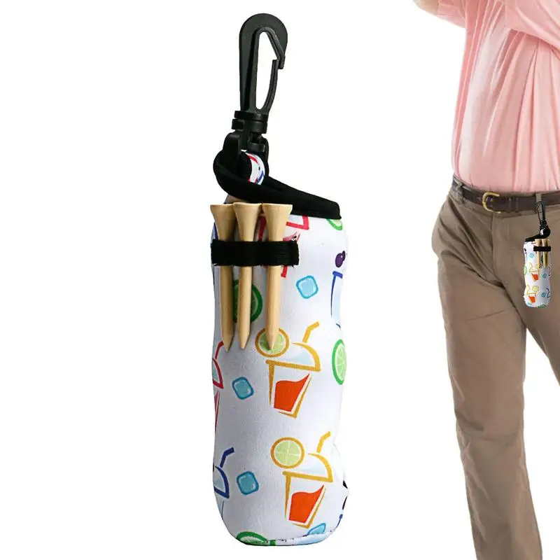 

Golf Ball Waist Pouch Golf Ball Bag For Adults Golf Ball Bag With 3 Balls Storage Bag Pouch Portable Small Pouch Golf Ball Case