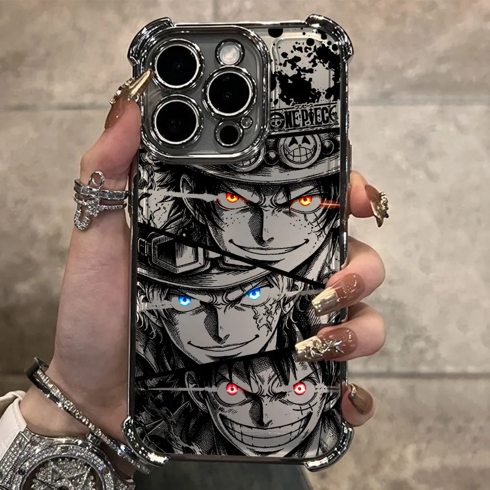 Anime Hot Pieces Plating Phone Case