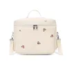 Baby Stroller Nappy Bag Korea Cute Bear Embroidery Flower Mommy Bag Soft Maternity Shoulder Pack Portable Baby Diaper Organizer 1