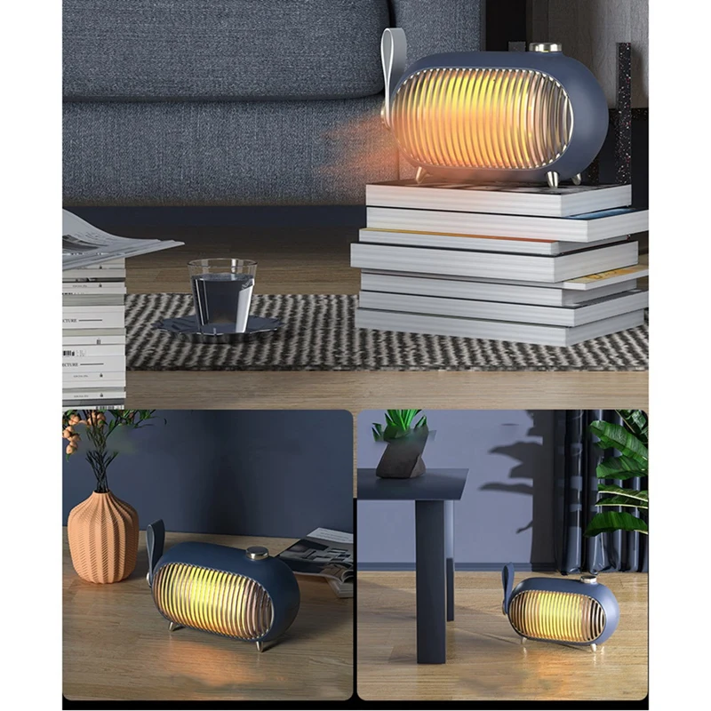 Mini-Heizlüfter, 1000 W, tragbarer Heizlüfter, für den Schreibtisch, Hausheizung, Herd, Heizkörper, wärmer, elektrische Heizlüfter_voghion.com