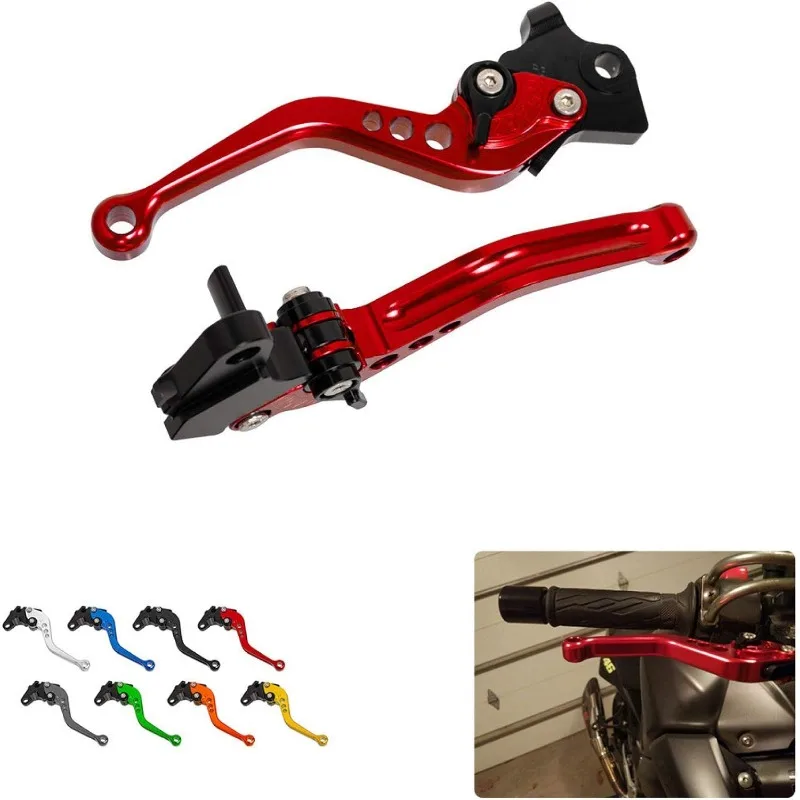 Universal Motorrad Kupplung Brems Griff Trommel Hebel Fit Für BMW Honda Yamaha Suzuki Motorrad Zubehör Änderung Legierung CNC – Detail 2