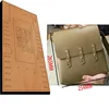 Handmade Wooden Die Leather Schoolbag Leather Craft Punch Hand Tool Cut Knife Mould XF326 Leather Craft Tools - Image 2