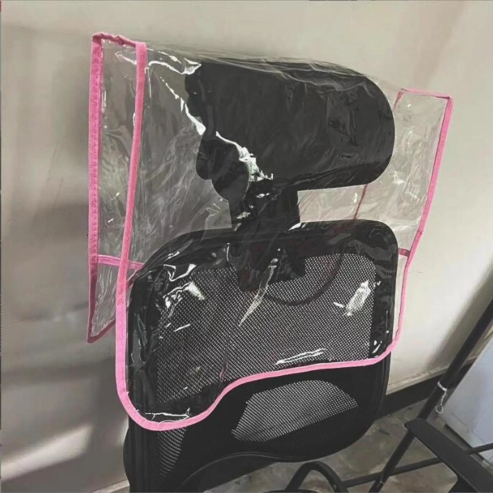 Reusable Clear Salon Chair Backrest Cover for Beauty Centers and Barbershops