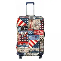 Travel Printed Suitcase Cover Holiday Vintage History Practical Luggage Case Travel Protector 2