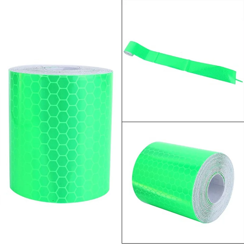 1m*5cm Car Truck Reflective Self-adhesive Safety Warning Tape Roll Film Sticker
