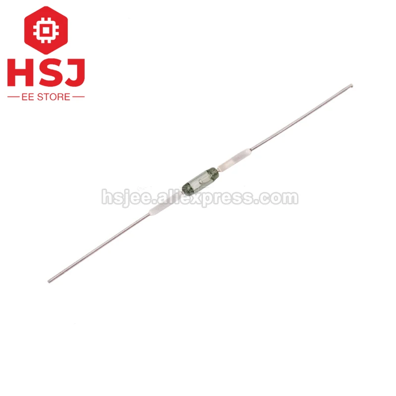 10pcs Reed Switch RI-80 1.8*5mm normally open magnetic control magnetic induction switch