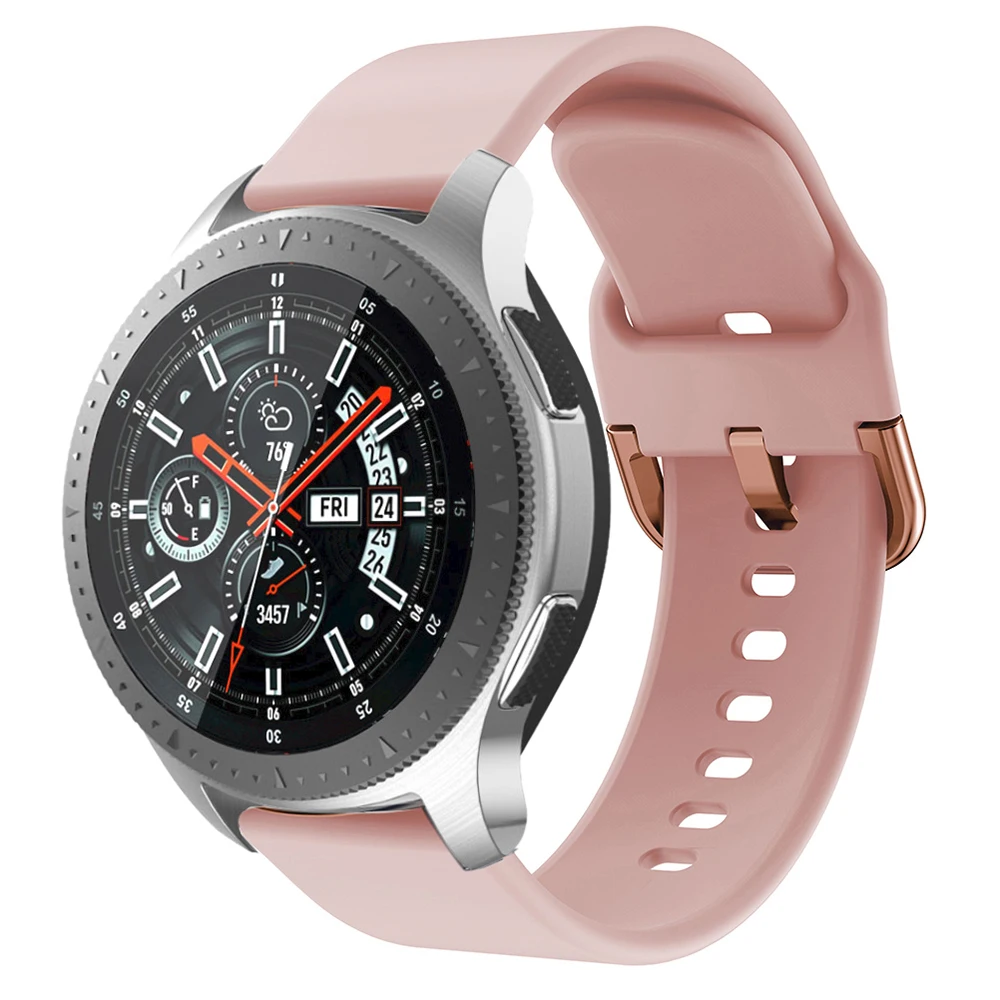 Versatile Silicone Watch Band - 20mm/22mm Strap, Multiple Devices