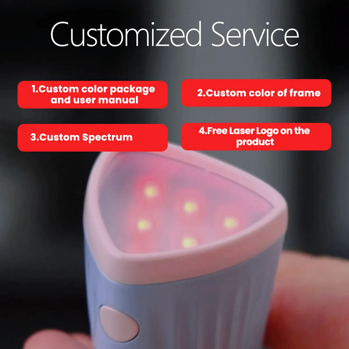 جديد RF الأشعة فوق البنفسجية الوجه Led الأحمر والأ...