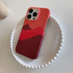 Deluxe Ultra Thin Matte Carbon Fiber Case with Kevlar Pattern & Cooling Shockproof Design - iPhone 13 (1)