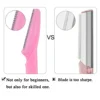 30Pcs/Bottle Eyebrow Razors With Container Facial Eye Brow Trimmer In Case Hair Removal Shaver Safe Blades Trimming Tools 3