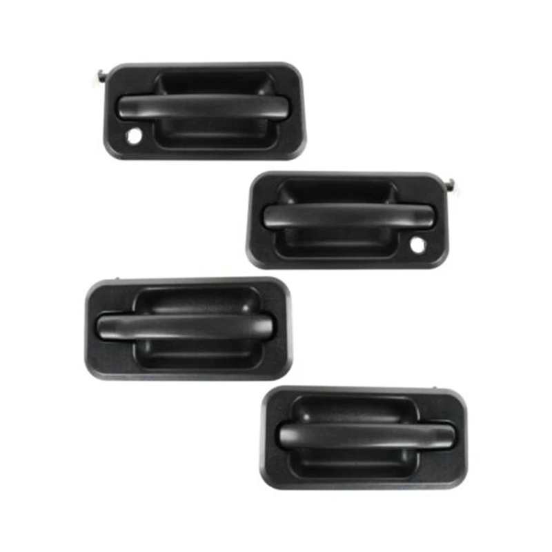 

Set Of 4 Black Outside Door Handle For Hummer H2 Black Textured 2003-2009 Exterior Door Handle 131609870457 15104792
