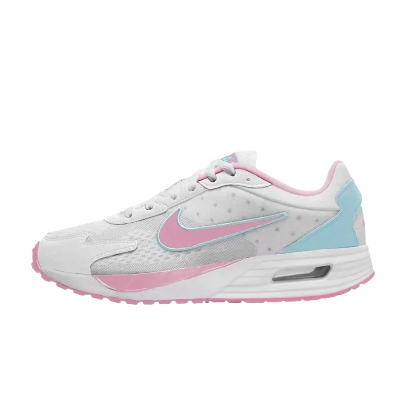 Description Picture 6 of itemIconic Brand Air Max Solo Men's and Women's Pink and White Pink Anti-slip Wear Comfortable Daily Low-top Retro Life Casual Shoes