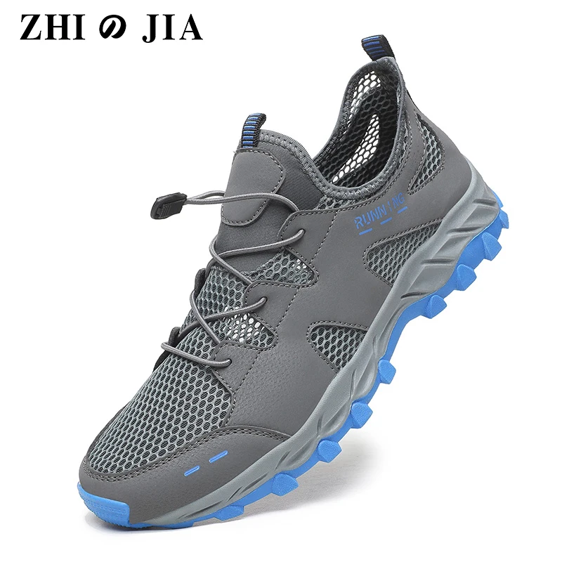 

New Men Quick-Dry Wading Shoes Water Shoes Breathable AquaIn Upstream Antiskid Outdoor Sports Wearproof Beach Sneakers 39-46