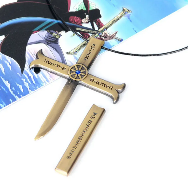 Chaveiros Anime Uma Peça Juracule Dracule Mihawk Shichibukai Hawk Eyes  Espada Yoru Keychain Homens Chaveiro Chaveiro Pingente Pingente De $320,85