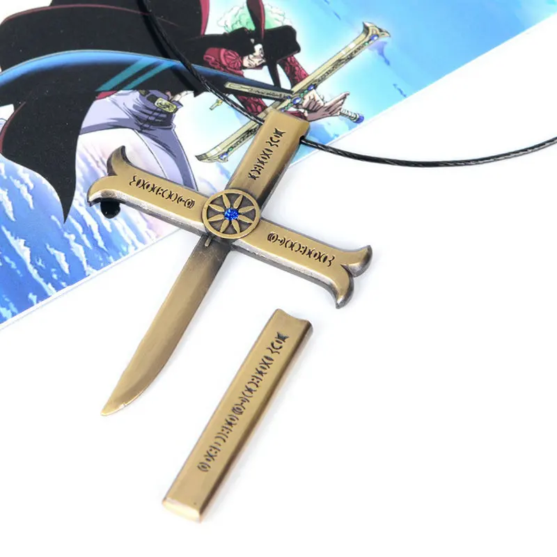 Chaveiro Anime One Piece - Personagem Mihawk Espada Metal CMT135 Pingente  Chaveirinho
