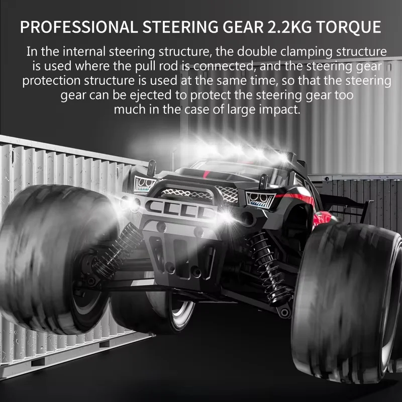 KF15 1:16 28KM/H Brushless 2.4G RC Drift Car IPX6 Waterproof With LED Lights 4WD Electric High Speed Racing Climbing Vehicle Toy 5