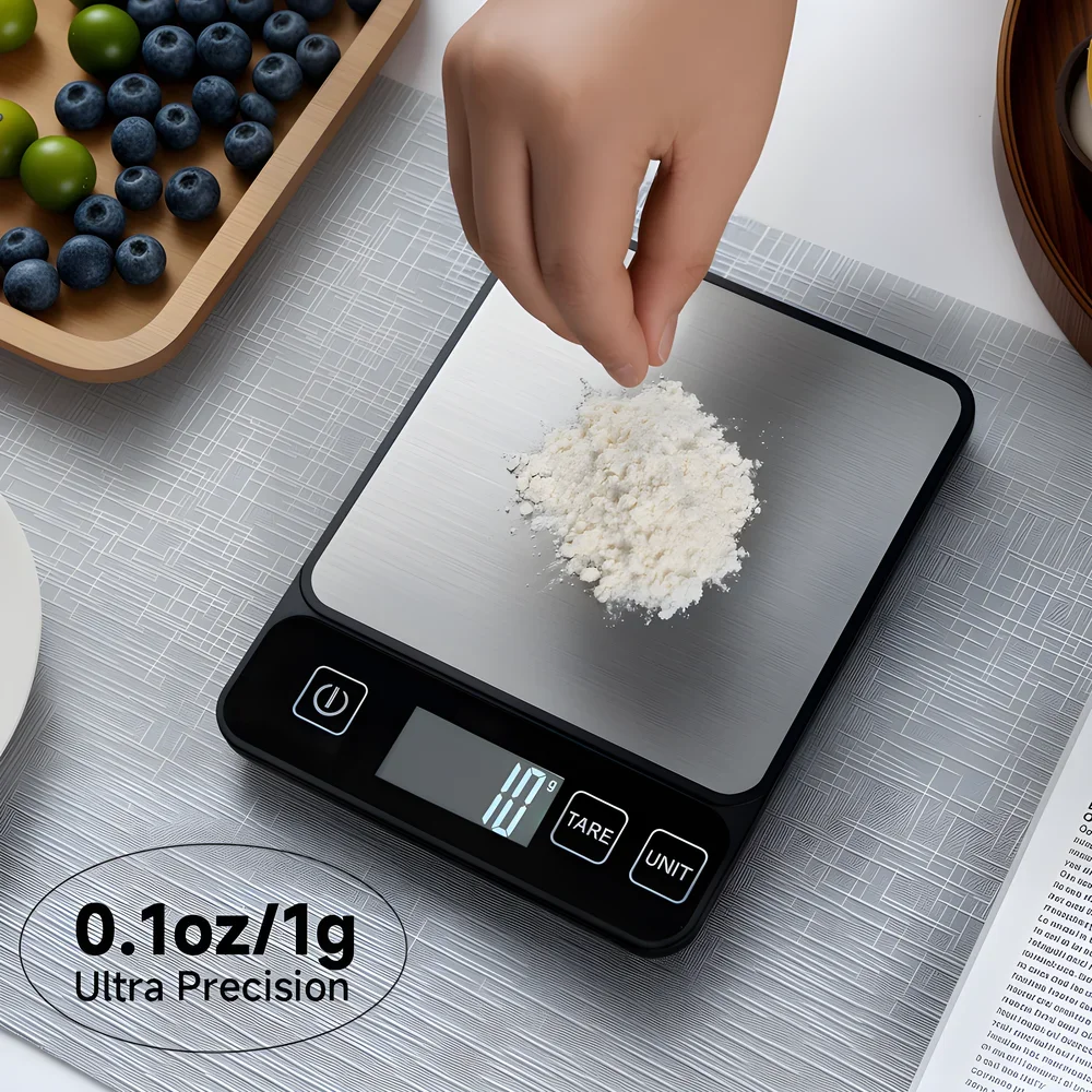 10kg Kitchen Scale LCD Digital Display Electronic Table Scale Baking thumbnail 3