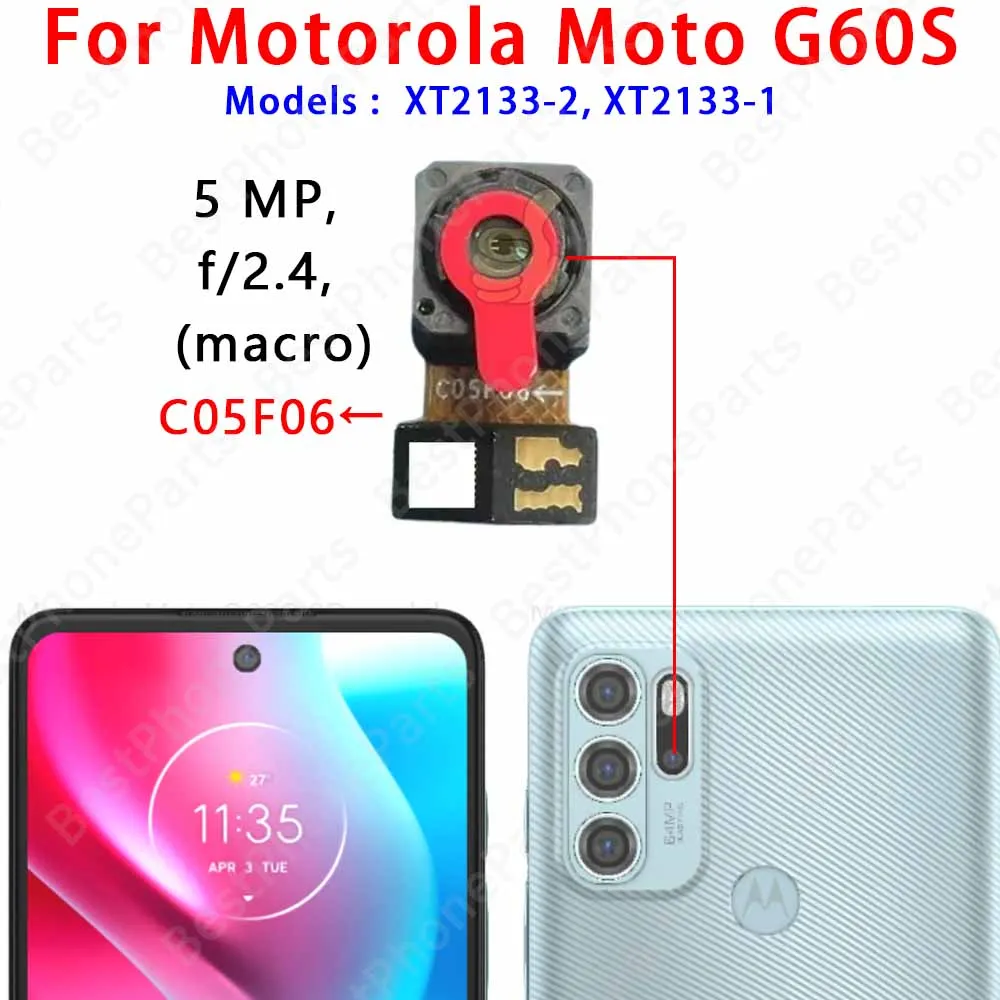 Obiettivo Fotocamera Posteriore Per Motorola Moto G Stylus 2021/2022 4G/5G - Foto 2
