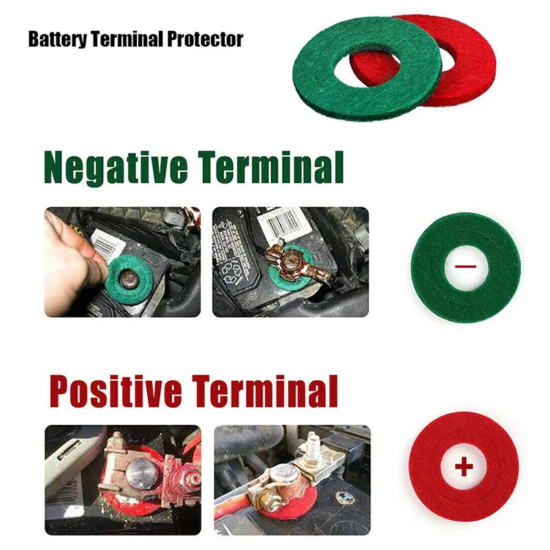 Heavy-Duty Automotive Battery Terminal Connectors for Cars, Motorcycles, and Boats - No Tools Required