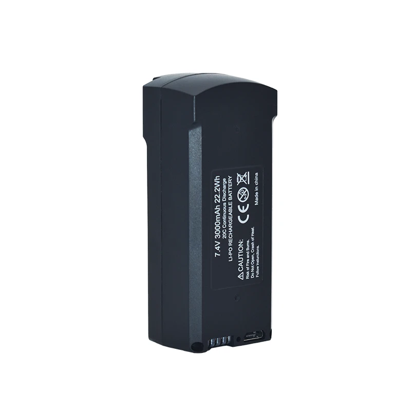 V198 PRO MAX brushless GPS obstacle avoidance remote control drone quadcopter accessories 7.4V 3000Mah battery RC Drone Battery RC Battery Drone Battery USB/5To1 cable