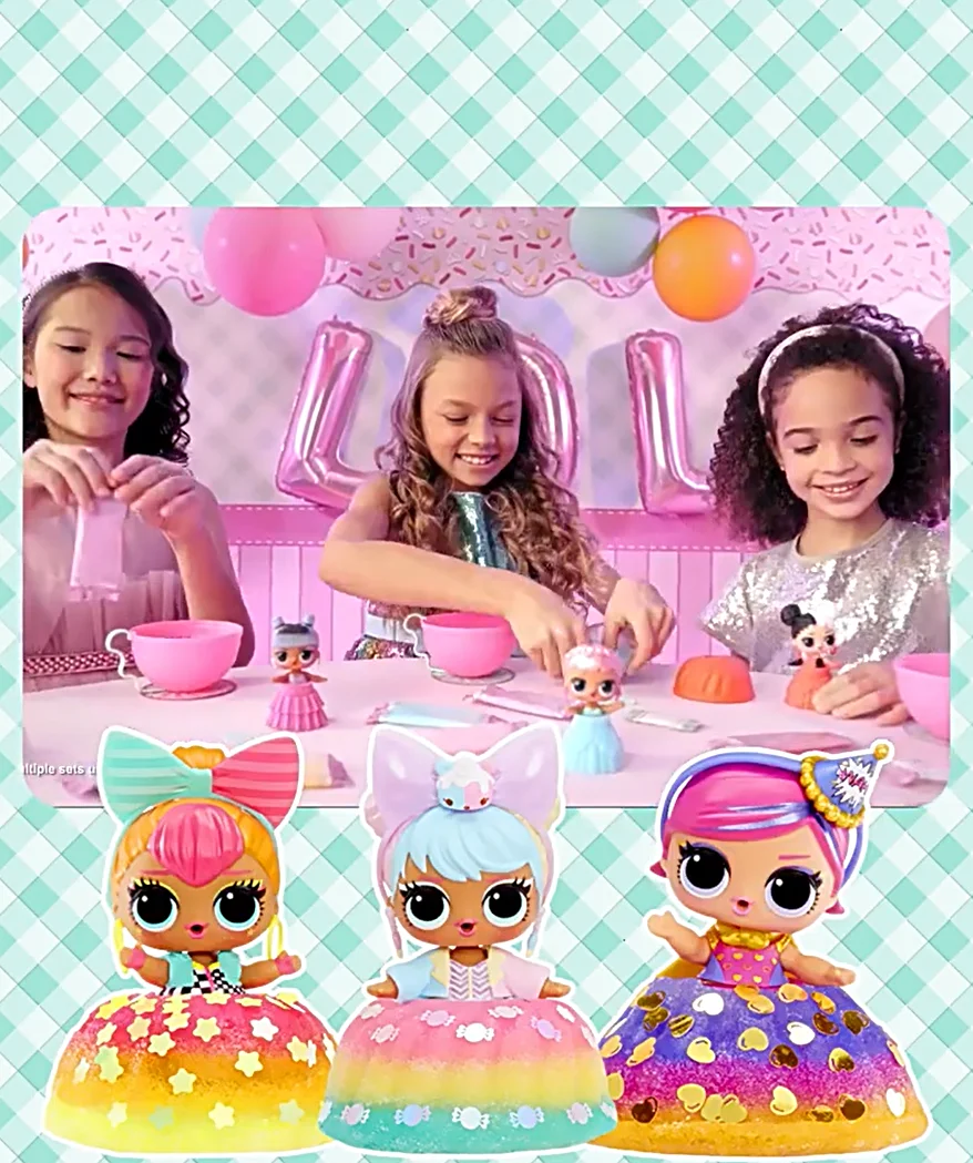 Surprise Doll Cake Doll Series Blind Box Removable Ball Girl Toy DIY Princess Birthday Gift