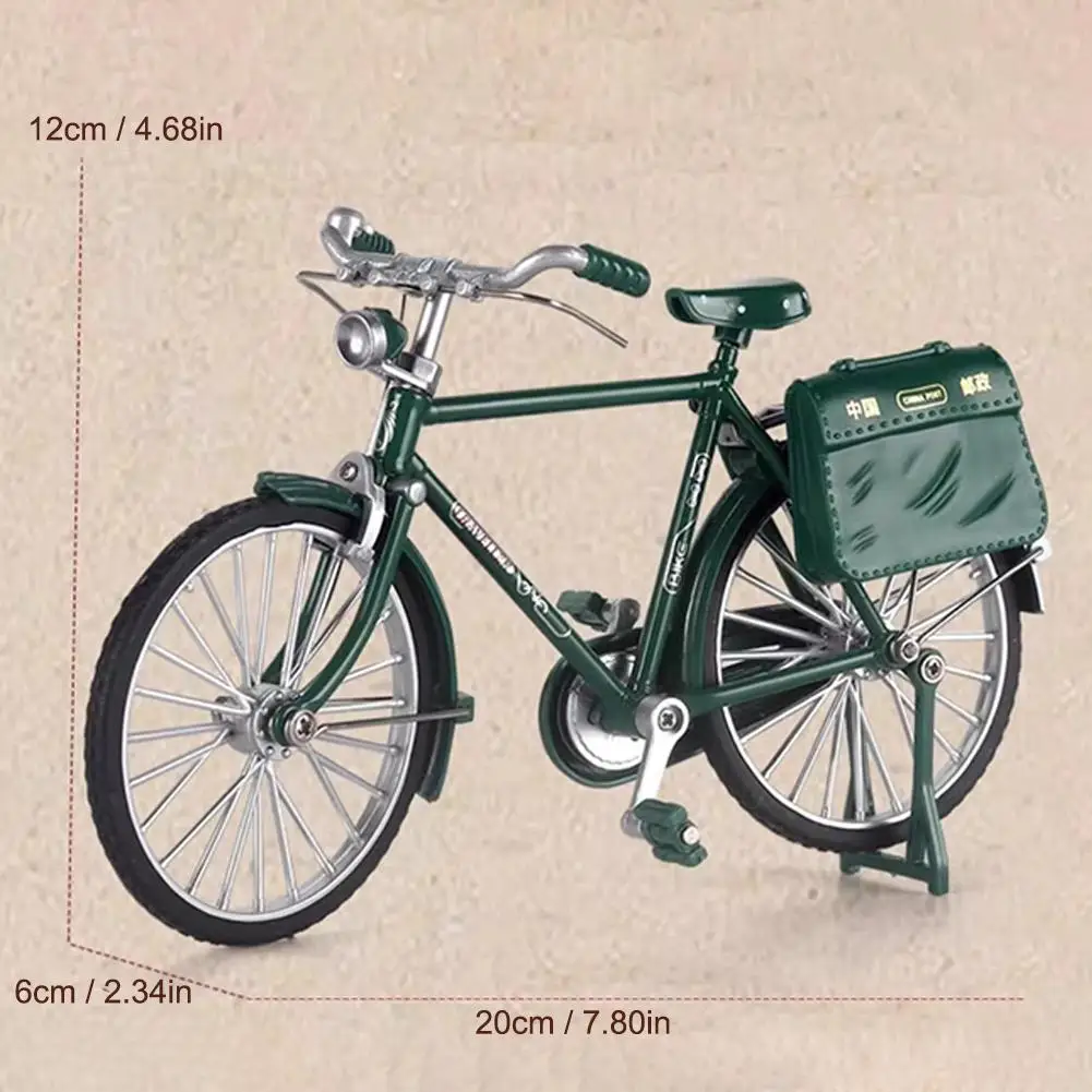 레트로 스타일 28인치 조립식 DIY 합금 자전거 모형 장난감, 수집가를 위한 향수를 불러일으키는 클래식 자동차 장식품