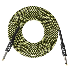 Premium Quality Noise-Free Guitar Cable - Professional Audio Wire (3M Yellow)