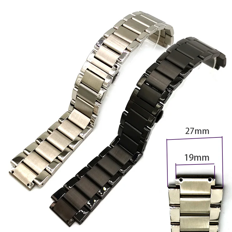 Cinturino Per Orologio In Acciaio 27*19Mm Per Uomo 45Mm Hublot Watch Bracciale Big Bang Classic Fusion Watchband Belt Band Accessorie