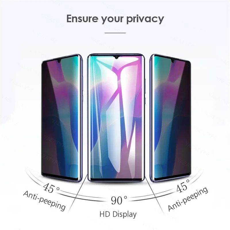 Enhanced Privacy Hydrogel Anti-Spy Screen Protector - 3 Pack