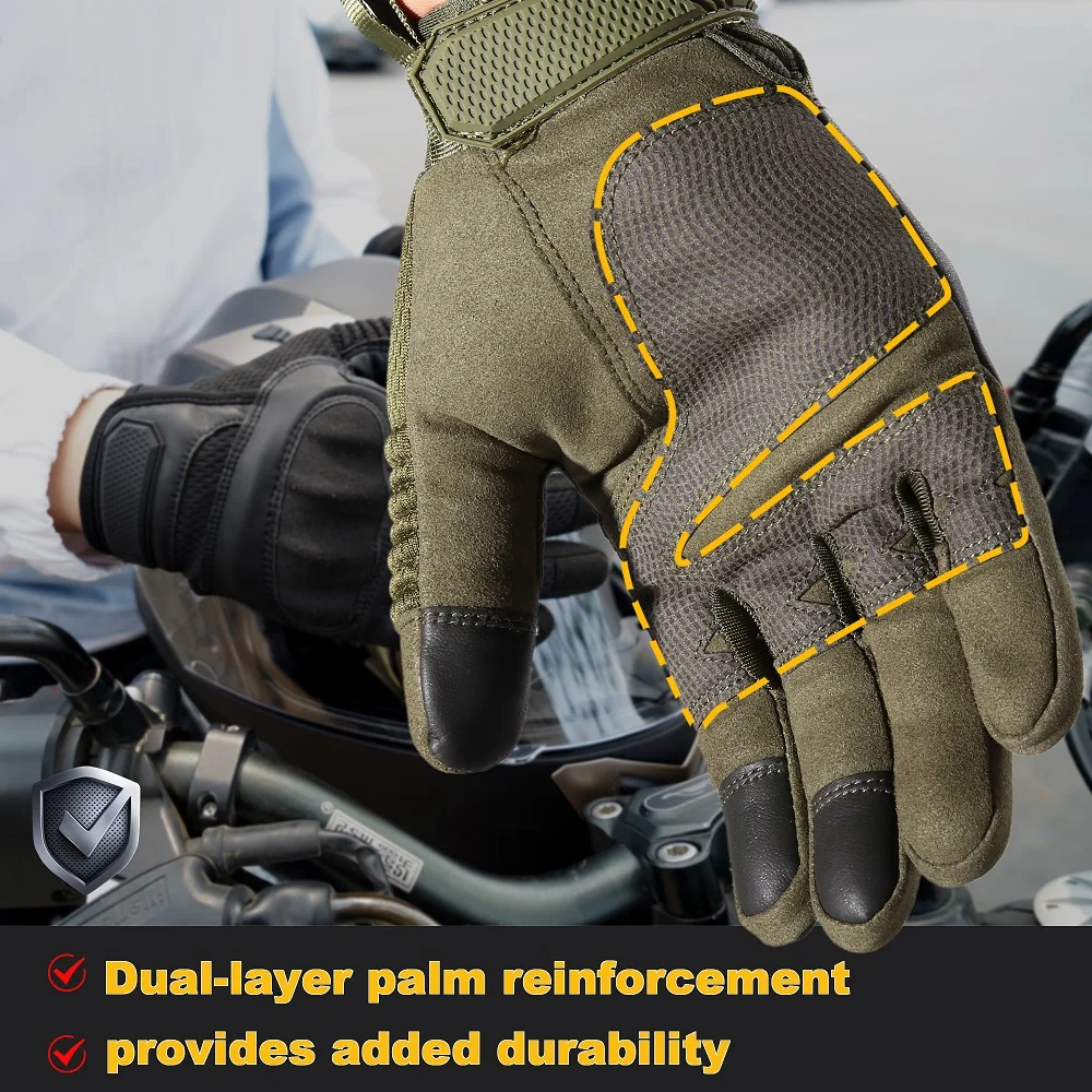 Tactical Full Finger Gloves for Airsoft Cycling Shooting