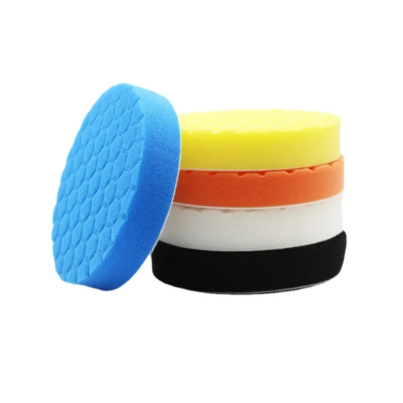 Car Polishing Pad Car Polish Pad Car Polishing Sponge Polishing Sponge Set 5 Pack 3/4/5/6/7 Inch Compound ing Polishing Pads Cutting Sponge Pads Kit for Car er Polisher Compounding and Waxing