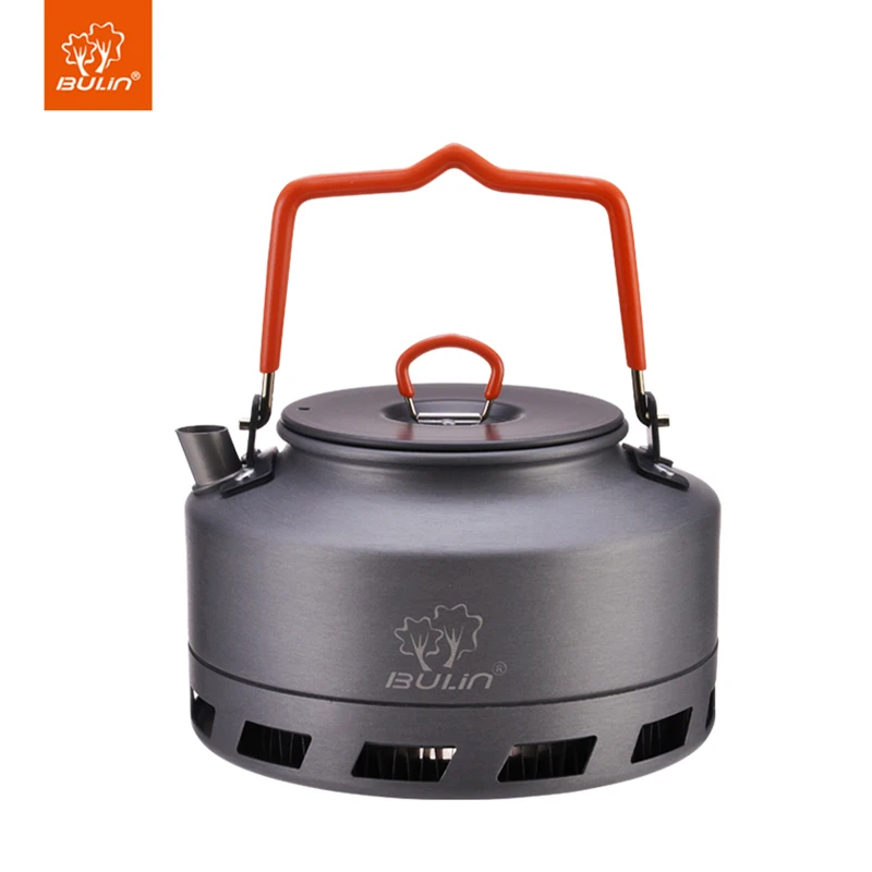 Kitchen Utensils Camping Cookware Camping Cookware Set Coffee and Tea Kettle Bulin 1.1L 1.6L Outdoor Ultralight Heat-Gathering Kettle Aluminum Alloy Portable Hot Coffee Pot Teapot Cooking Cookware
