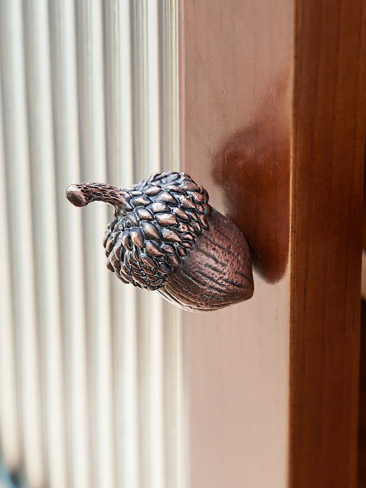 American retro acorn door handle drawer tatami wardrobe shoe