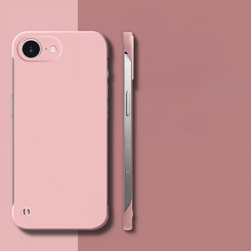 Ultra-Thin Frameless Matte Phone Case - Hard PC Protective Back Cover Shell