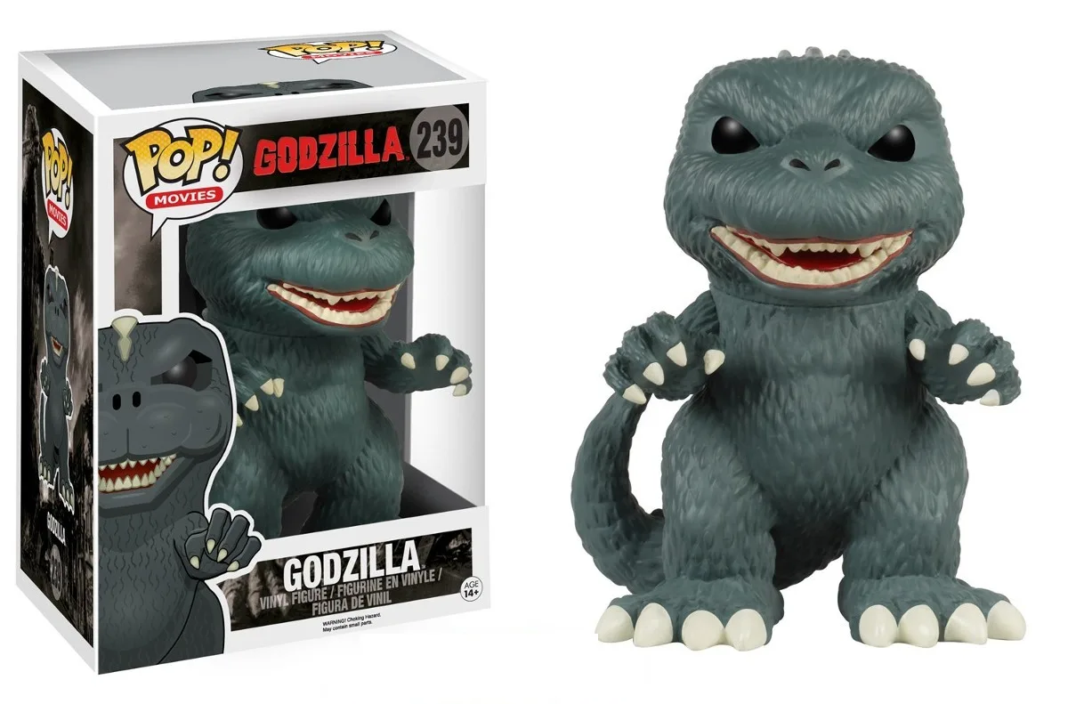 thumbnail image 5 of Figuras de acción Funko POP Movie&TV GODZILLA 239# 1018# Colección Modelo Juguetes de Navidad para niños Regalo de cumpleaños, 5 of 5
