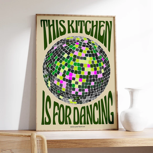 Life of the Party Print Disco Ball Painting Paper Art Print